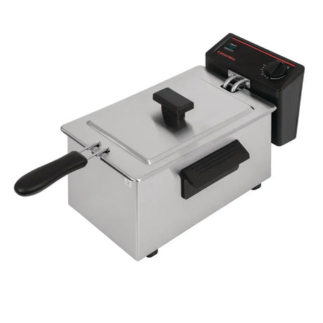 GG198 Caterlite Light Duty Single Tank Single Basket Countertop Electric Fryer 2kW - JD Catering Equipment Solutions Ltd
