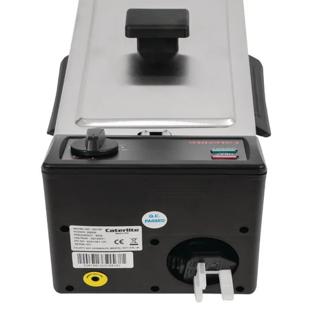 GG198 Caterlite Light Duty Single Tank Single Basket Countertop Electric Fryer 2kW - JD Catering Equipment Solutions Ltd