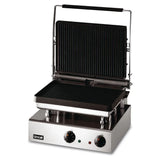 GG1P - Lincat Lynx 400 Electric Counter-top Heavy Duty Panini Grill - Ribbed Upper & Lower Plates - W 395 mm - 3.0 kW - JD Catering Equipment Solutions Ltd