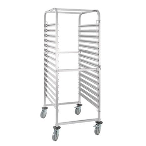 GG499 Vogue Gastronorm Racking Trolley 15 Level - JD Catering Equipment Solutions Ltd