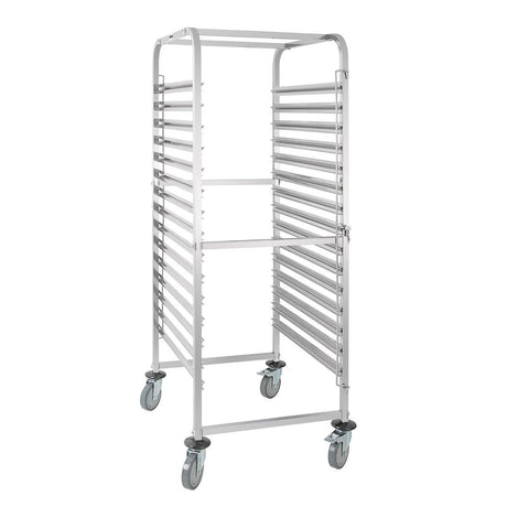 GG499 Vogue Gastronorm Racking Trolley 15 Level JD Catering Equipment Solutions Ltd