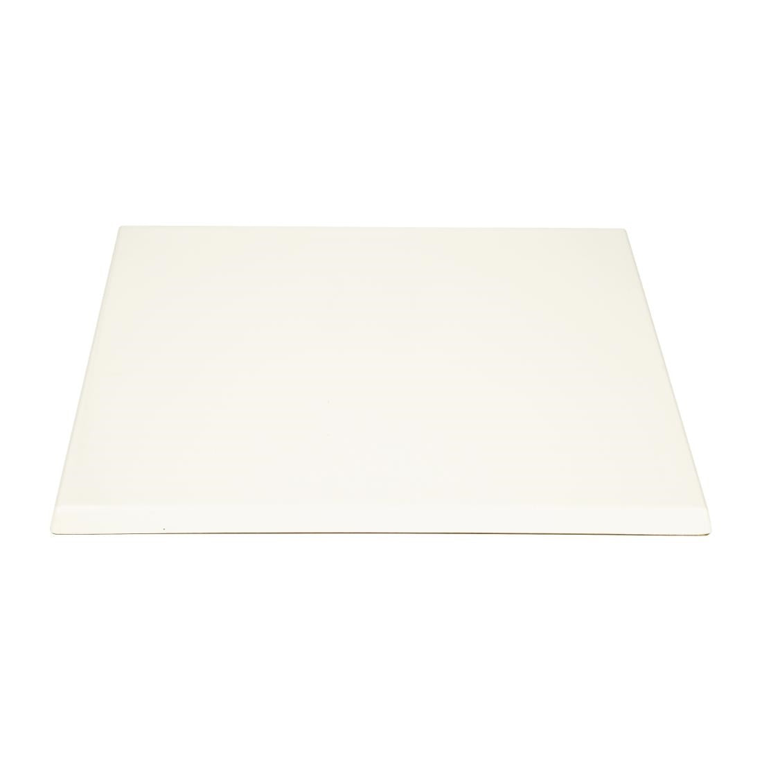 GG641 Bolero Pre-drilled Square Table Top White 700mm JD Catering Equipment Solutions Ltd
