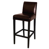 GG652 Bolero Faux Leather High Bar Stool Brown (Single) JD Catering Equipment Solutions Ltd