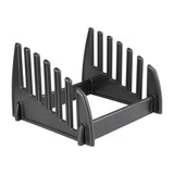 GG698 Hygiplas Black Plastic Chopping Board Rack Small JD Catering Equipment Solutions Ltd