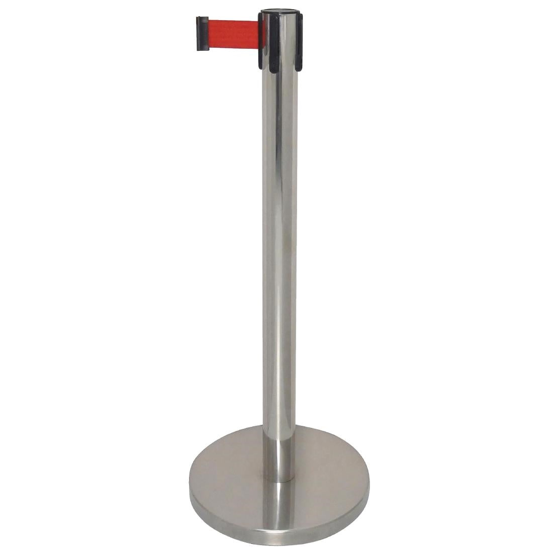 GG723 Bolero Polished Barrier with Red Strap JD Catering Equipment Solutions Ltd