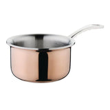 GG756 Vogue Mini Copper Tri Wall Saucepan 330ml - JD Catering Equipment Solutions Ltd