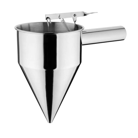 GG759 Vogue Stainless Steel Piston Funnel 1.3ltr - JD Catering Equipment Solutions Ltd