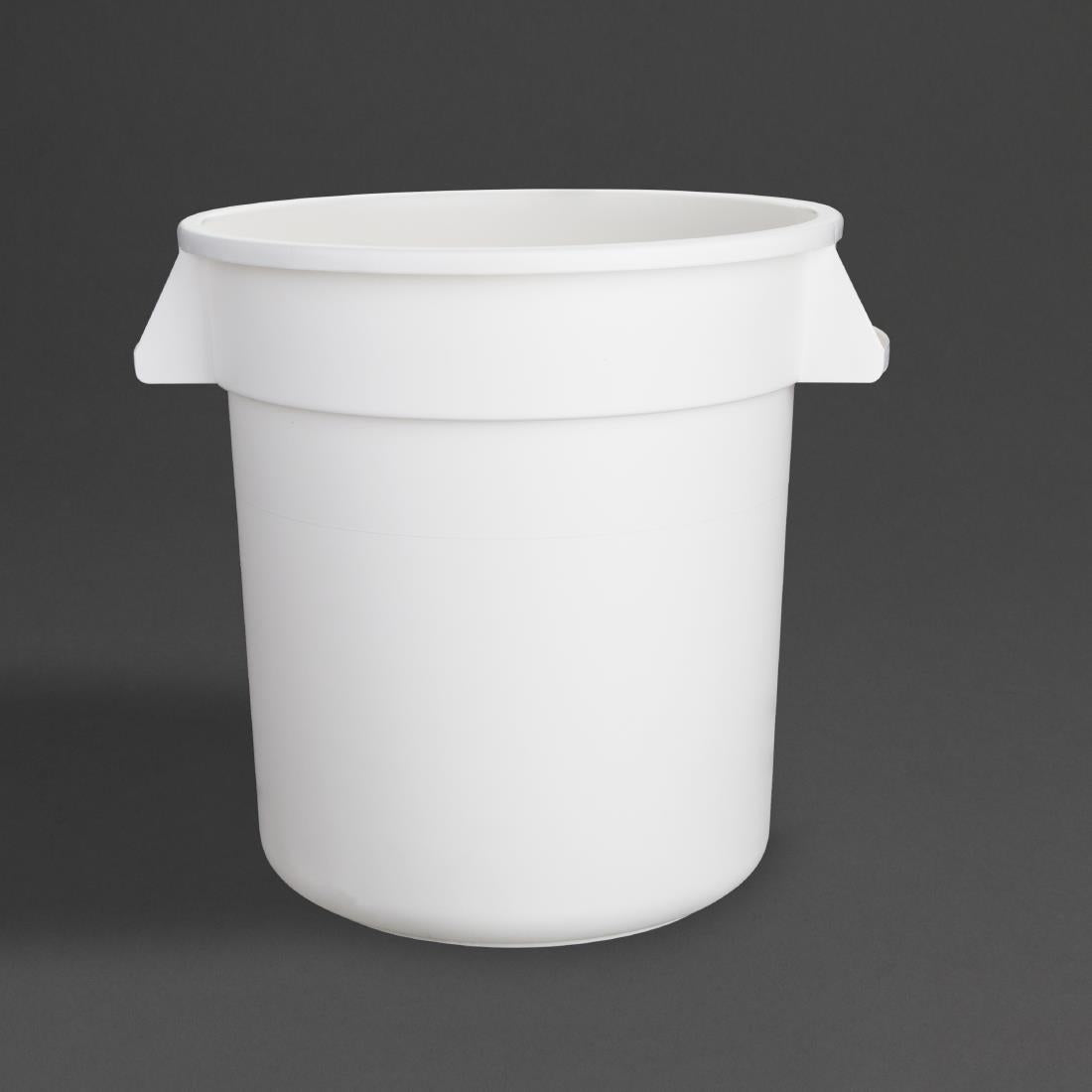 GG793 Vogue Polypropylene Round Container Bin White 76Ltr JD Catering Equipment Solutions Ltd