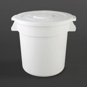 GG793 Vogue Polypropylene Round Container Bin White 76Ltr - JD Catering Equipment Solutions Ltd