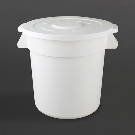 GG793 Vogue Polypropylene Round Container Bin White 76Ltr JD Catering Equipment Solutions Ltd
