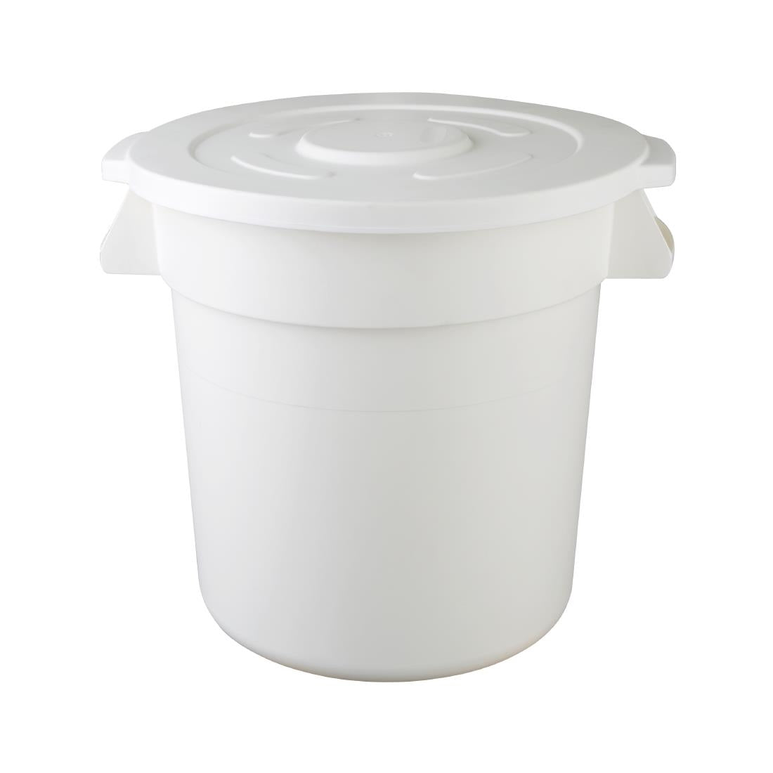 GG793 Vogue Polypropylene Round Container Bin White 76Ltr JD Catering Equipment Solutions Ltd