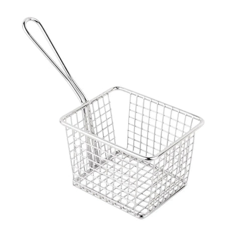 GG867 Olympia Chip basket Square with handle Large - JD Catering Equipment Solutions Ltd