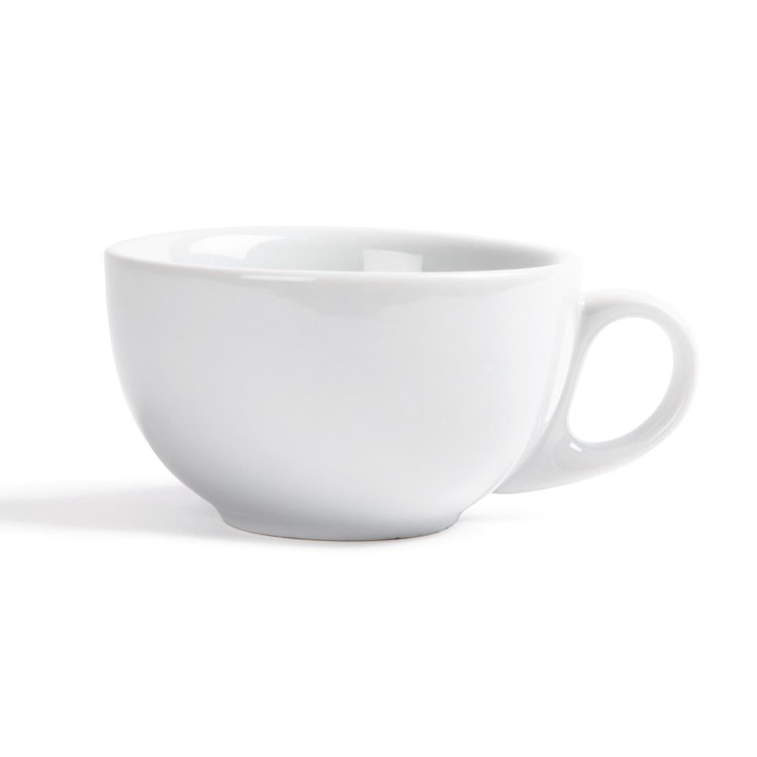 GG870 Athena Hotelware Cappuccino Cups 10oz 285ml (Pack of 12) JD Catering Equipment Solutions Ltd