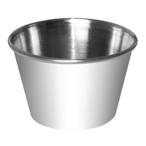 GG878 Olympia Stainless Steel 70ml Sauce Cups (Pack of 12) JD Catering Equipment Solutions Ltd