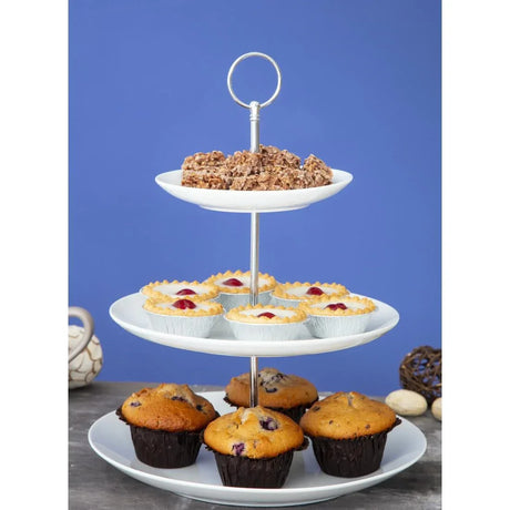 GG881 Olympia 3 Tier Afternoon Tea Cake Stand - JD Catering Equipment Solutions Ltd