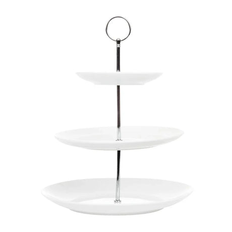 GG881 Olympia 3 Tier Afternoon Tea Cake Stand - JD Catering Equipment Solutions Ltd