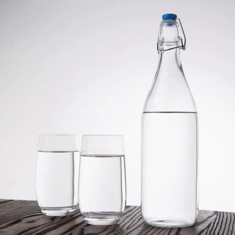 GG930 Olympia Glass Water Bottles 1Ltr (Pack of 6) - JD Catering Equipment Solutions Ltd