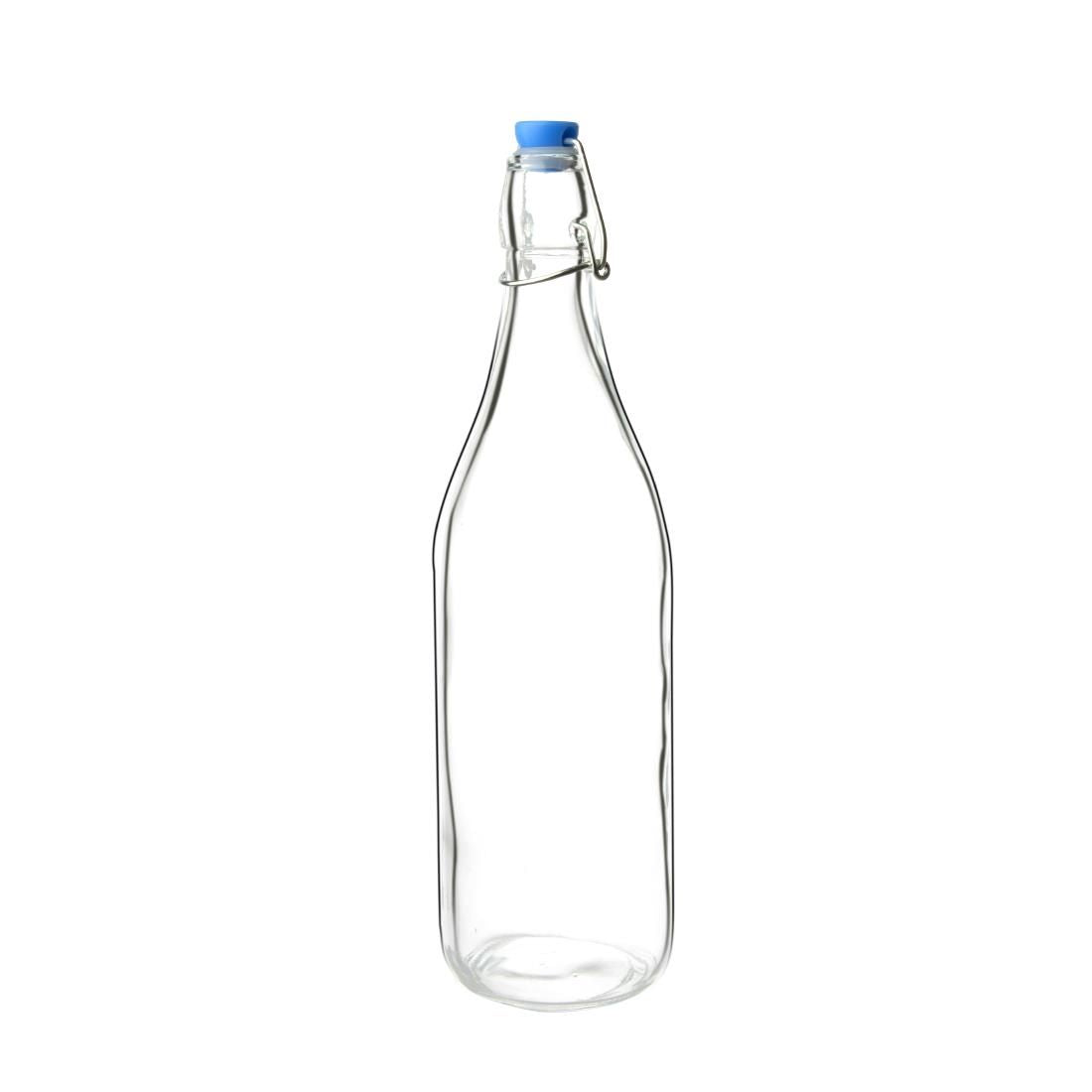 GG930 Olympia Glass Water Bottles 1Ltr (Pack of 6) JD Catering Equipment Solutions Ltd