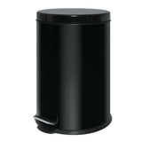 GG978 Stainless Steel Pedal Bin Black 20Ltr JD Catering Equipment Solutions Ltd