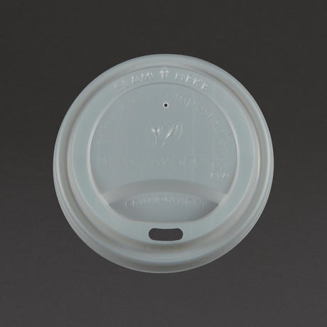 GH024 Vegware Compostable Coffee Cup Lids 225ml / 8oz (Pack of 1000) JD Catering Equipment Solutions Ltd