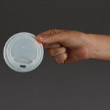 GH024 Vegware Compostable Coffee Cup Lids 225ml / 8oz (Pack of 1000) JD Catering Equipment Solutions Ltd