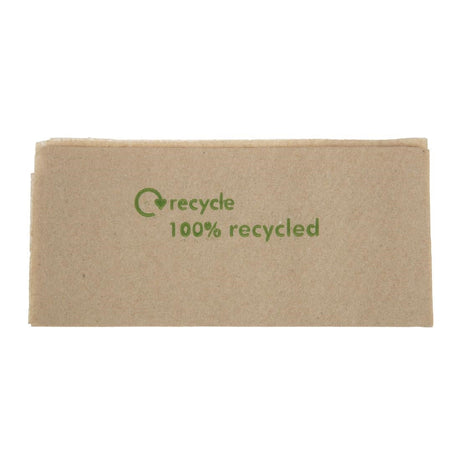 GH030 Swantex Recycled Lunch Napkin Kraft 32x30cm 1ply Pre-Folded (Pack of 6000) JD Catering Equipment Solutions Ltd