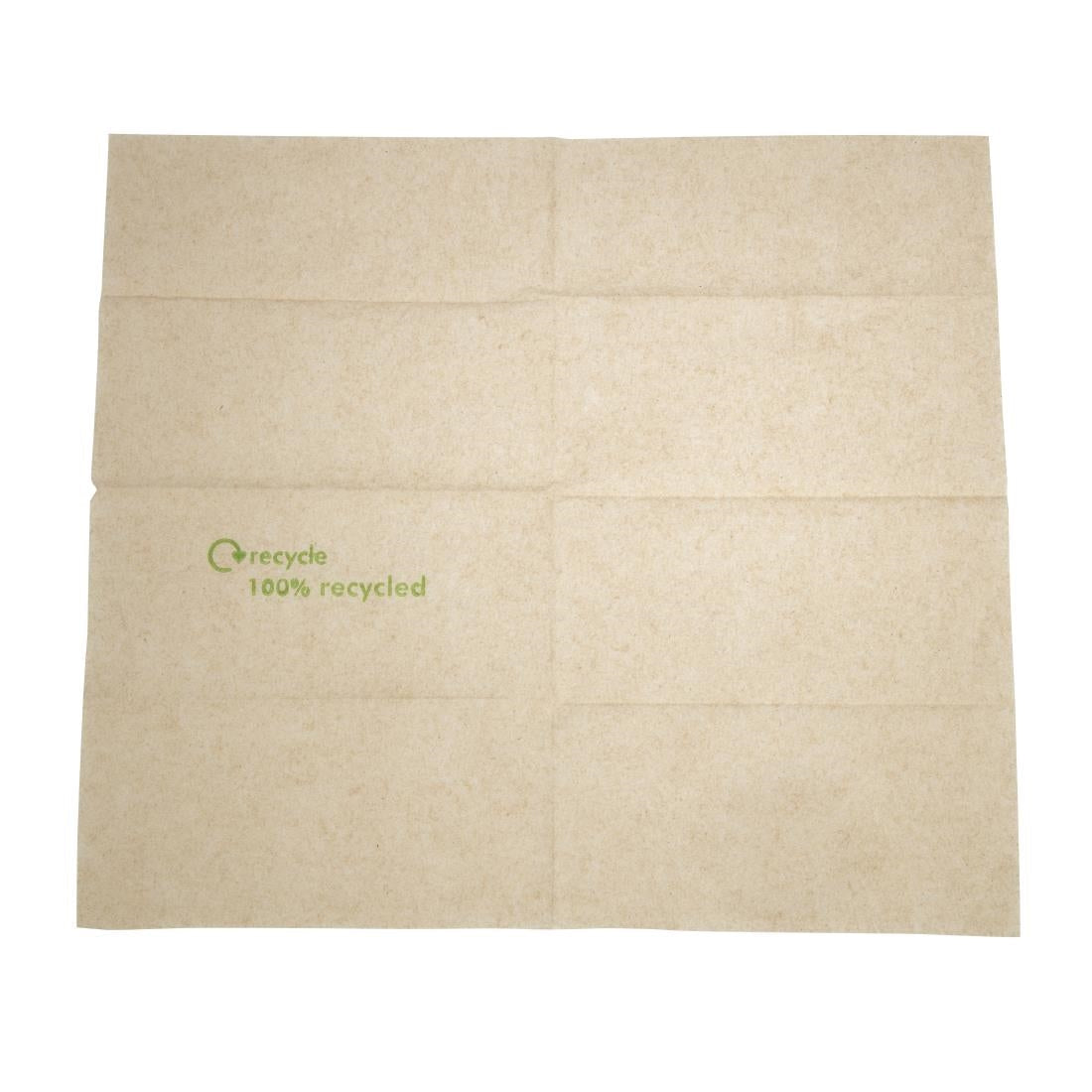 GH030 Swantex Recycled Lunch Napkin Kraft 32x30cm 1ply Pre-Folded (Pack of 6000) JD Catering Equipment Solutions Ltd