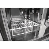 GH266 Polar G-Series 2 Door Pizza Prep Counter with Glass Sneeze Guard 256Ltr JD Catering Equipment Solutions Ltd