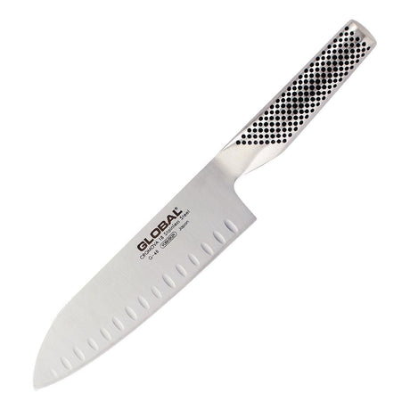 GH281 Global G 48 Santoku Fluted Knife 18cm JD Catering Equipment Solutions Ltd