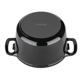 GH300 Vogue Black Round Casserole Dish 3.2Ltr JD Catering Equipment Solutions Ltd