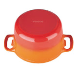 GH302 Vogue Orange Round Casserole Dish 3.2Ltr JD Catering Equipment Solutions Ltd