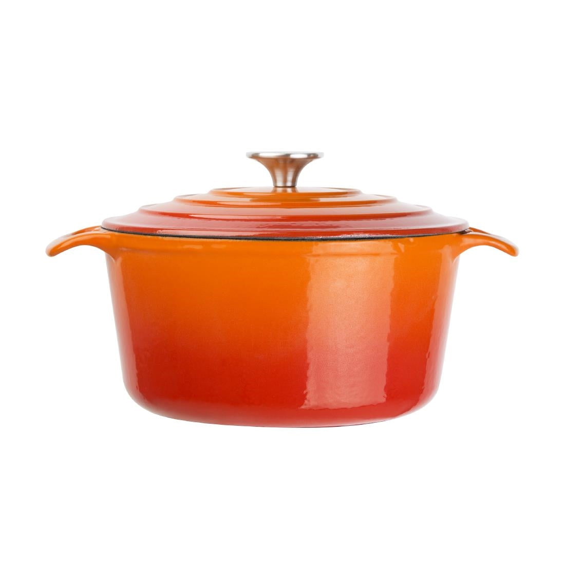 GH302 Vogue Orange Round Casserole Dish 3.2Ltr JD Catering Equipment Solutions Ltd