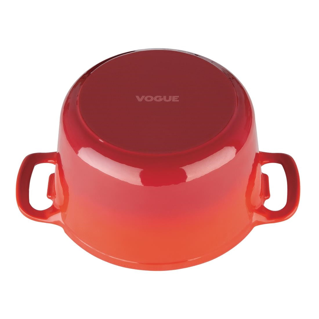 GH305 Vogue Red Round Casserole Dish 4Ltr JD Catering Equipment Solutions Ltd