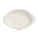 GH317 Vogue Red Oval Cast Iron Gratin Dish 650ml - JD Catering Equipment Solutions Ltd