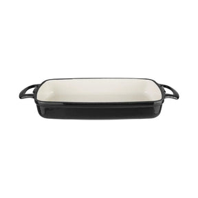 GH323 Vogue Black Rectangular Cast Iron Dish 1.8Ltr - JD Catering Equipment Solutions Ltd