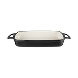 GH323 Vogue Black Rectangular Cast Iron Dish 1.8Ltr - JD Catering Equipment Solutions Ltd
