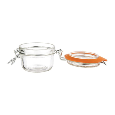 GH327 Vogue Preserve Jars 125ml (Pack of 6) JD Catering Equipment Solutions Ltd