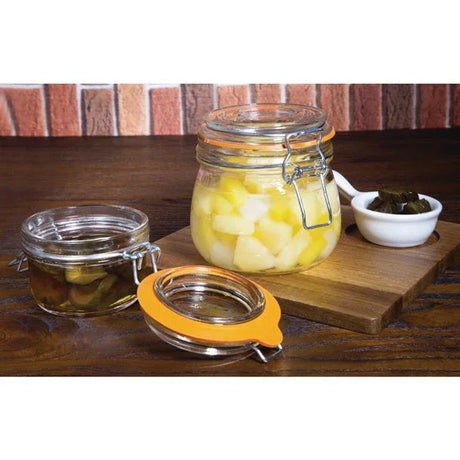GH327 Vogue Preserve Jars 125ml (Pack of 6) - JD Catering Equipment Solutions Ltd