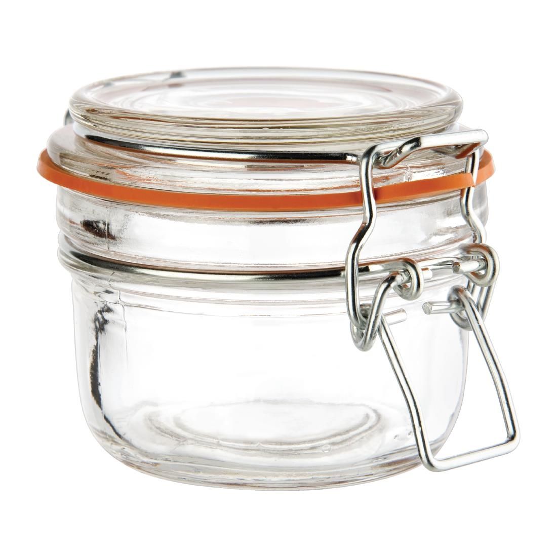 GH327 Vogue Preserve Jars 125ml (Pack of 6) JD Catering Equipment Solutions Ltd