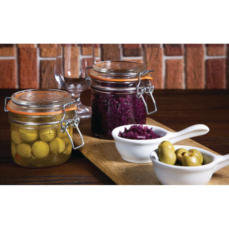 GH328 Vogue Preserve Jars 200ml (Pack of 6) JD Catering Equipment Solutions Ltd