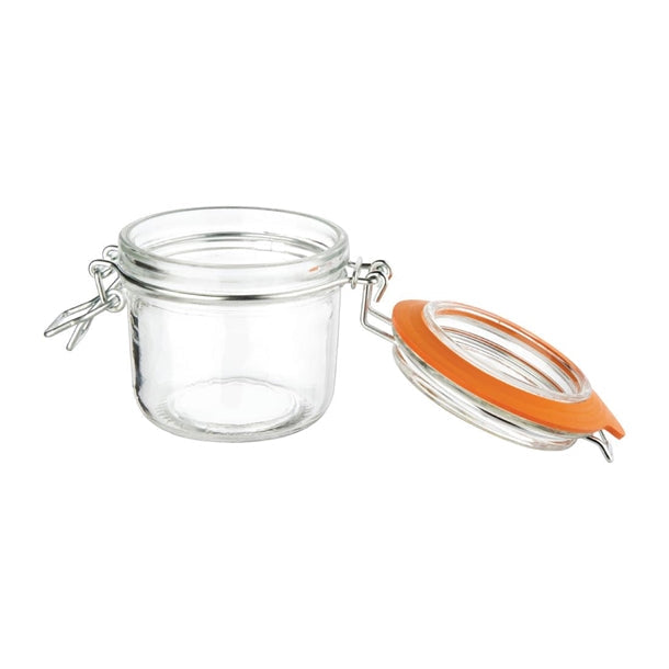 GH328 Vogue Preserve Jars 200ml (Pack of 6) JD Catering Equipment Solutions Ltd
