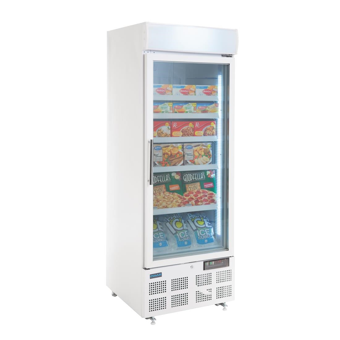 GH506 Polar G-Series Upright Display Freezer 412Ltr White JD Catering Equipment Solutions Ltd
