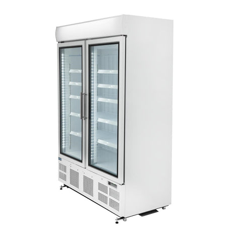 GH507 Polar G-Series Upright Display Freezer 920Ltr White JD Catering Equipment Solutions Ltd