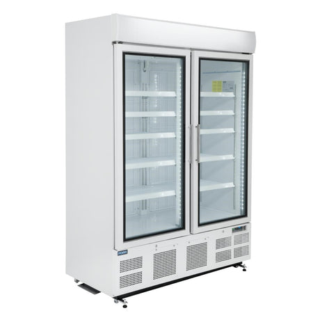 GH507 Polar G-Series Upright Display Freezer 920Ltr White JD Catering Equipment Solutions Ltd