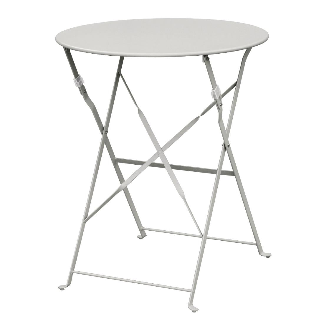 GH556 Bolero Grey Pavement Style Steel Table 595mm JD Catering Equipment Solutions Ltd