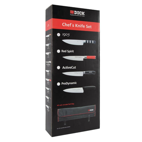 GH738 Dick Pro Dynamic 6 Piece Knife Set with Wallet JD Catering Equipment Solutions Ltd