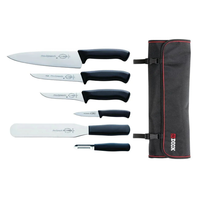 GH738 Dick Pro Dynamic 6 Piece Knife Set with Wallet - JD Catering Equipment Solutions Ltd