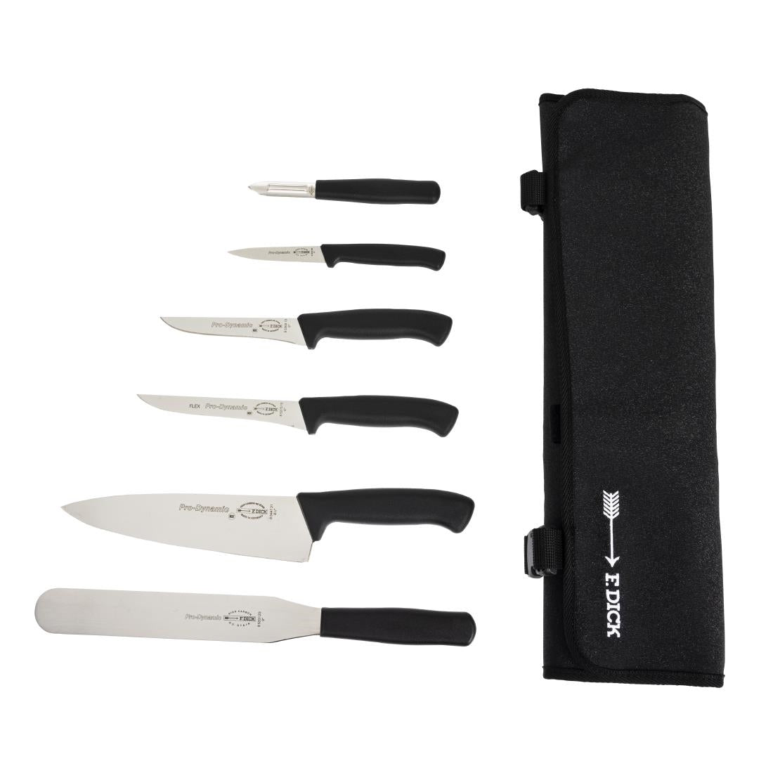 GH738 Dick Pro Dynamic 6 Piece Knife Set with Wallet JD Catering Equipment Solutions Ltd
