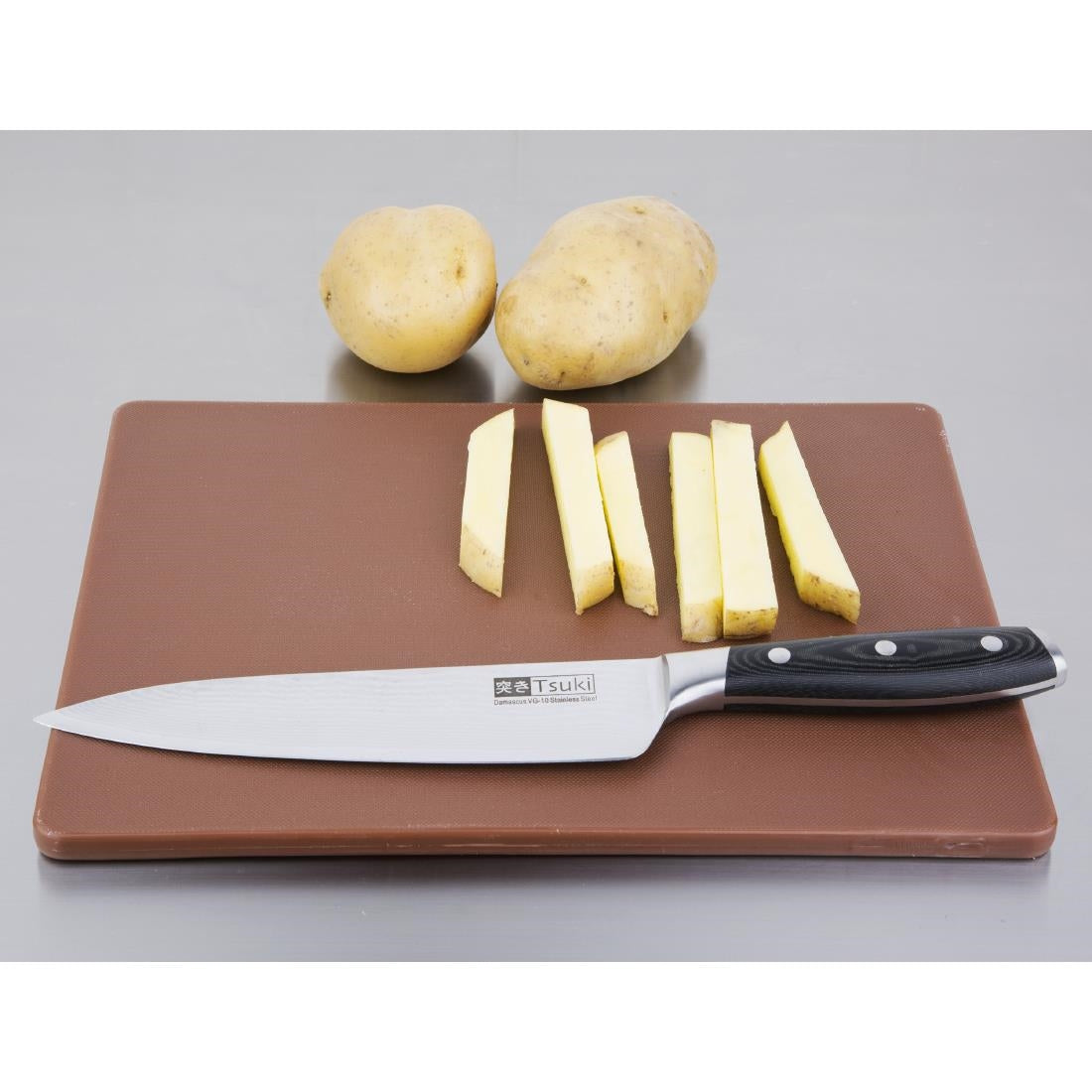 GH792 Hygiplas Low Density Brown Chopping Board Small JD Catering Equipment Solutions Ltd