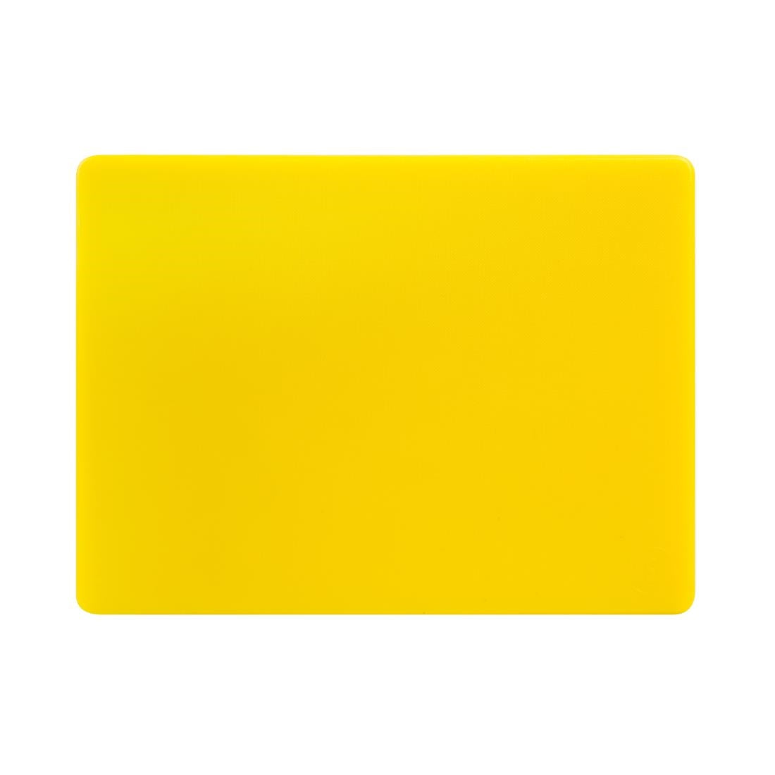 GH796 Hygiplas Low Density Yellow Chopping Board Small JD Catering Equipment Solutions Ltd